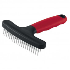 Ferplast of GRO 5850 COARSE RAKE - A hairbrush rake for dogs two-row with rare teeths