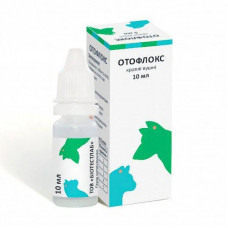 BioTestLab Ear drops of Otofloks antiparasitic, anti-inflammatory for dogs and cats