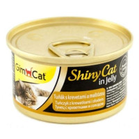 GimCat (ДжимКэт) ShinyCat - Консервированный корм с тунцом, креветкой и мальтом для кошек