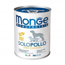 Monge Monoprotein Dog Solo Pollo of 100% - Monoprotein paste with chicken for dogs