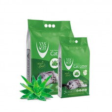 VanCat Cat Litter Aloe Vera - Bentonite cat litter with aroma of an aloe belief