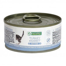 Natures Protection (Neycheres Protection) Kitten Turkey&Rabbit – A tinned forage with meat of a turkey-cock and rabbit flesh for kittens