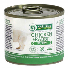 Natures Protection (Нейчерес Протекшн) Puppy chicken & rabbit – Консервированный корм с мясом курицы и кролика для щенков