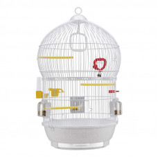 Ferplast of Cage Bali - A round cage for parrots, canaries and other little exotic birds