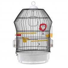 Ferplast of Cage Katy - A round cage for parrots, canaries and other little exotic birds