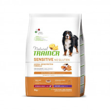 Natural Trainer (Hetero Trener) of Sensitive Adult Medium&Maxi With Salmon - A dry feed with a salmon for dogs of average and large breeds with sensitive digestion