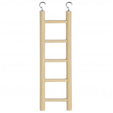 Ferplast of Wooden Ladder - A wooden short flight of stairs for parrots