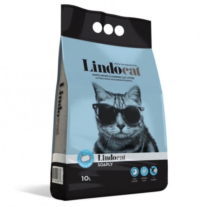 Lindocat Soaply Clean & Fresh - Bentonite filler with aroma of soap