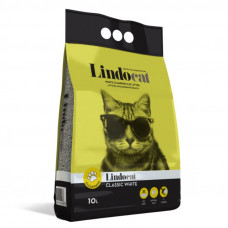 Lindocat Classic White Clean Paws - Bentonite cat litter with granules of the large size, classical without aroma