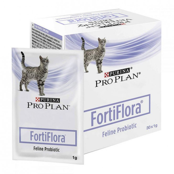 Pro Plan Veterinary Diets (Veterinari Diyets Pro Plan) FortiFlora Feline - Feed additive with a probiotic for cats and kittens