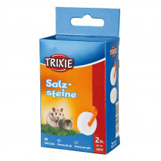 Trixie Salt Lick with holder - Mineral-salt with the holder for rodents