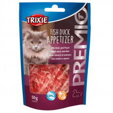 Trixie PREMIO Fish Duck Appetizer - Delicacy with a duck and fish for cats and cats