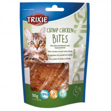 Trixie PREMIO Catnip Chicken Bites - Delicacy Chicken breast with cats mint for cats and cats