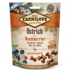 Carnilove (Karnilav) Dog Crunchy Snack Ostrich with Blackberries - Delicacy with meat of an ostrich and blackberry for adult dogs of all breeds