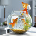 Aquarium sphere (0.7 l) glass