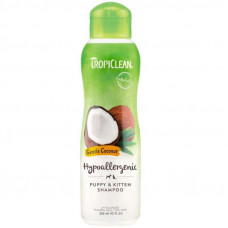 Tropiclean Gentle Coconut Pet - Hypoallergenic shampoo with aroma of a gentle coco for kittens and puppies