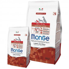 Monge DOG Mini Puppy & Junior - A dry feed with a lamb for puppies and young dogs of small breeds