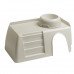 Ferplast of White Feeding Bowl - A lodge from plastic with a ladder and a bowl for a forage