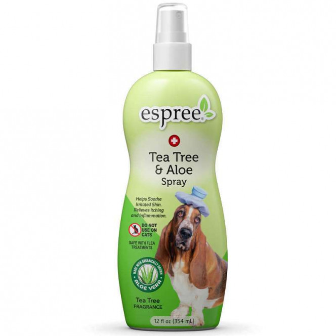 Espree Tea Tree & Aloe Medicated Spray - The calming spray with aroma of a tea tree for dogs with problem skin