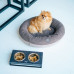 HARLEY & CHO (Harley And Cho) Bagel - An oval plank bed for dogs and cats