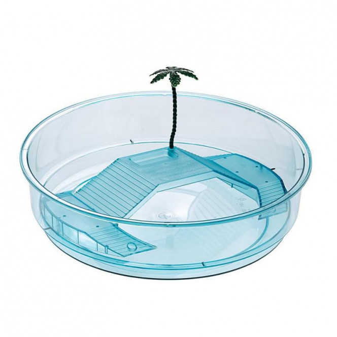 Ferplast of Turtle Bowl Oasi - A round plastic aquarium for turtles