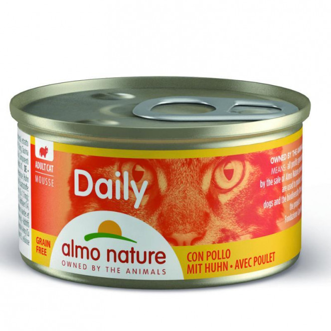 Almo Nature (Альмо Натюр) Daily Menu Cat - Консервированный корм Мусс с курицей для кошек