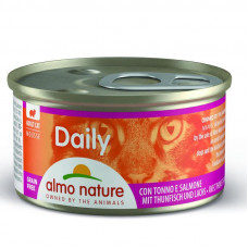 Almo Nature (Almo Natyur) Daily Menu Cat - A tinned forage Mousse with a tuna and a salmon for cats