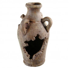 Ferplast of Resin decoration Amphora with three handles - A decorative Amphora with three handles for aquariums