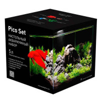 Collar AquaLighter Pico Set (5 l) - Desk aquarian set for shrimps, cockerels and other small species of fish