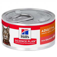 Hills Wet SP Feline Adult Salmon – A tinned forage with a salmon for adult cats