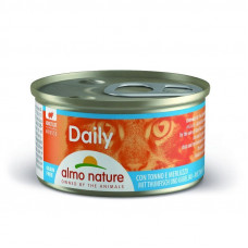 Almo Nature (Almo Natyur) Daily Menu Cat - A tinned forage Mousse with a tuna and a cod for cats