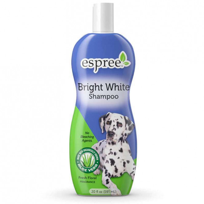 Espree Bright White Shampoo - Bright white shampoo for white and light colors for dogs and cats