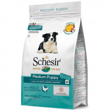 Schesir Dog Medium Puppy - A dry monoprotein feed with chicken for puppies of average breeds