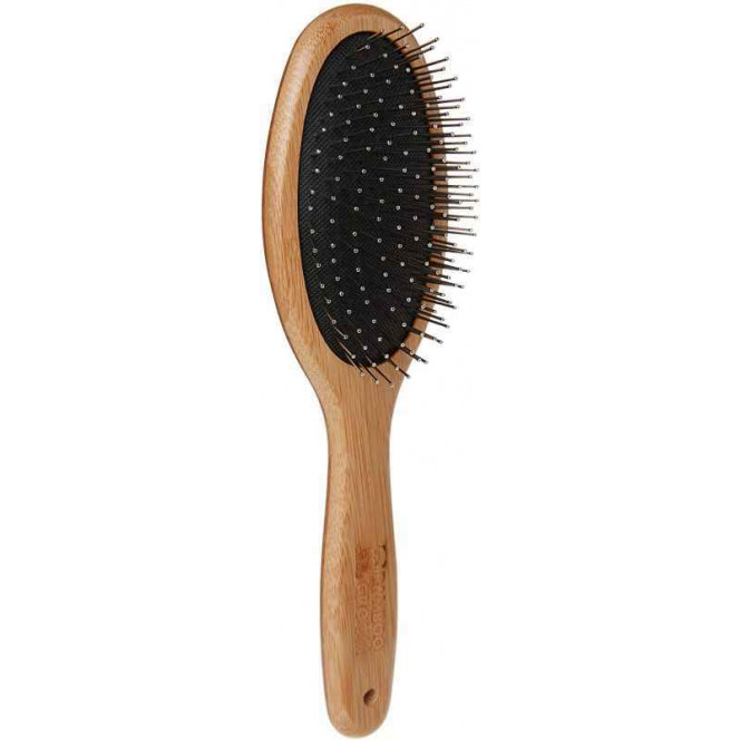 Bamboo Groom (Бэмбу Грум) Oval Pin Brush - Односторонняя овальная щетка для домашних животных