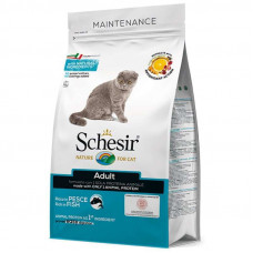 Schesir Cat Adult Fish - A dry monoprotein feed with fish for adult cats