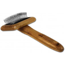 Bamboo Groom (Бэмбу Грум) Slicker Brush - Щетка-пуходерка с зубьями из нержавеющей стали для домашних животных