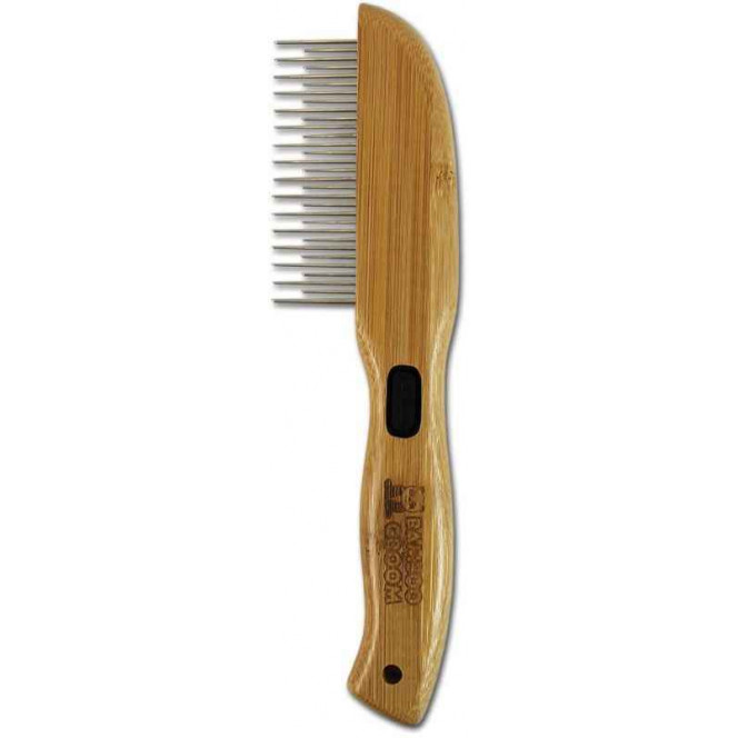 Bamboo Groom (Bembu Grum) Rotating Pin Comb 31 - A hairbrush with 31 variable rounded-off rotating tooth