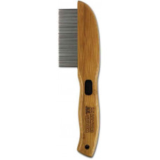 Bamboo Groom (Bembu Grum) Rotating Pin Comb 41 - A hairbrush with 41 rounded-off rotating tooth for long-haired animals