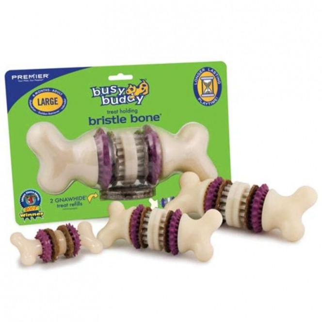 Premier Bristle Bone - A superstrong toy - treats for dogs in the form of a stone