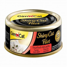 GimCat (DzhimKet) ShinyCat Filet - A tinned forage from tuna fillet and a salmon for cats