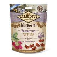 Carnilove (Karnilav) Dog Crunchy Snack Mackerel with Raspberries - Delicacy with a mackerel and raspberry for strengthening of immunity of adult dogs of all breeds