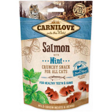 Carnilove (Karnilav) Cat Crunchy Snack Salmon with Mint - Delicacy with a salmon and mint for health of teeth and gums of cats and cats of all breeds