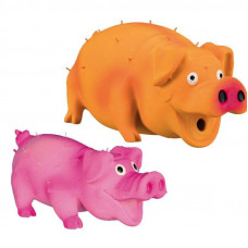 Trixie Bristle Pig - A toy the Mumps with a bristle for dogs, with a squeaker