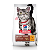 Hills (Хиллс) Science Plan Hairball Indoor Adult Cat with Chicken - Сухой корм с курицей для взрослых кошек, живущих исключительно в домашних условиях