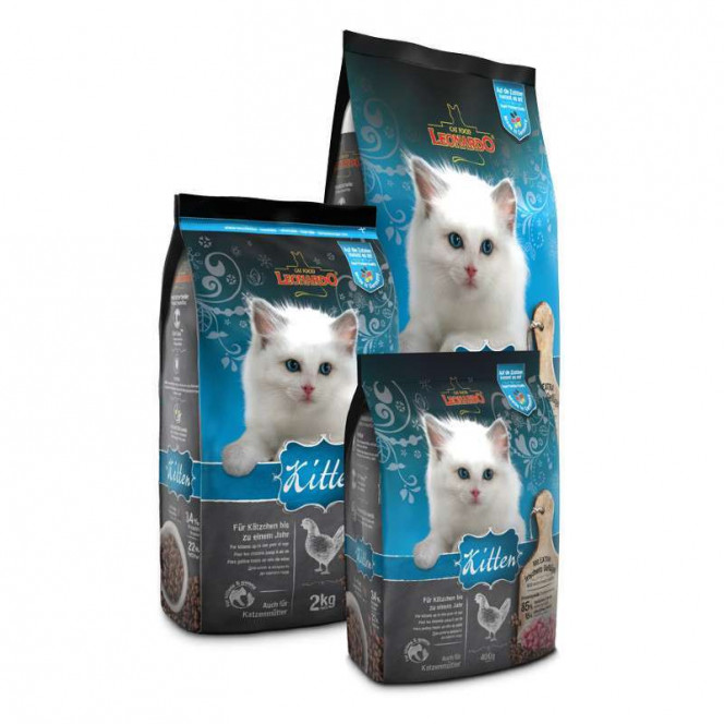 Leonardo Kitten - A dry feed with poultry for kittens