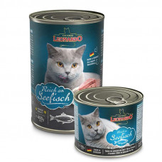 Leonardo Reich an Fish - A tinned forage with an ocean fish for cats