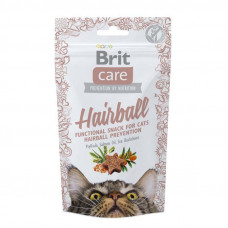 Brit Care (Care Is shaven) Cat Functional Snack Hairball is Functional delicacy for removal of wool from a stomach with a duck for adult cats