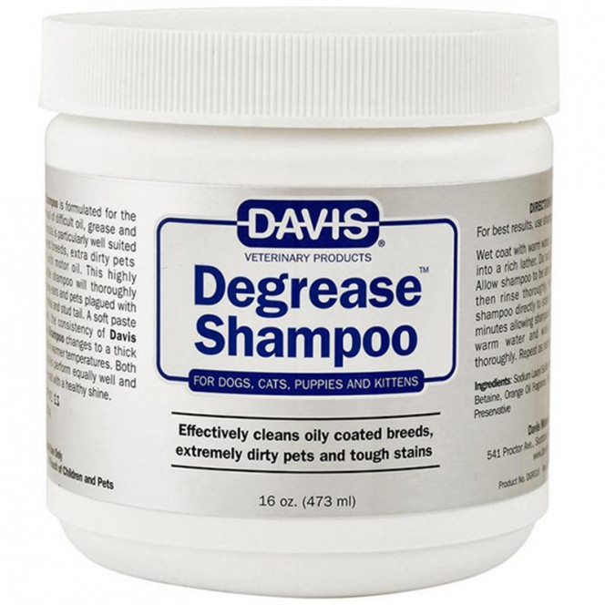 Davis Degrease Shampoo - The degreasing dogs and cats shampoo