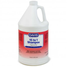 Davis 15 to 1 Shampoo Fragrance-Free - Flavourless dogs and cats concentrated shampoo