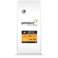 PetNature ADULT CHICKEN & CEREALS - A dry feed with chicken for adult dogs of all breeds